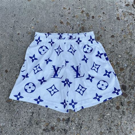 blue and white louis vuitton shorts|Louis Vuitton shorts women's.